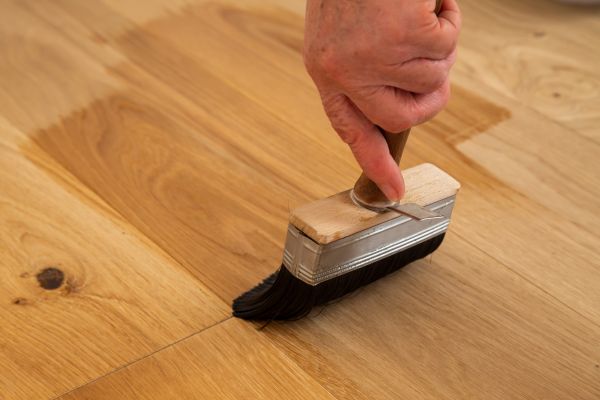 Oak Floor Polishing